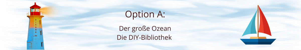 Bild als Dekoration - Leuchtturm für Option A